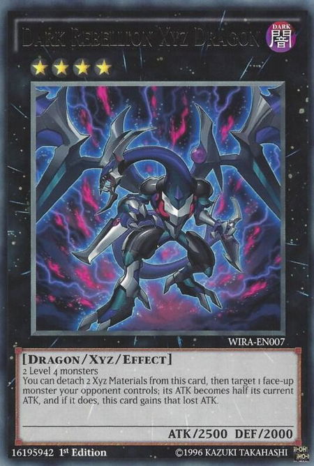 Dark Rebellion Xyz Dragon - Wing Raiders YuGiOh trading card