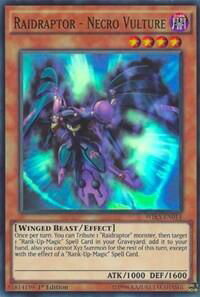 Raidraptor - Necro Vulture - Wing Raiders (WIRA) #WIRA-EN014 - Super Rare YuGiOh Trading Card