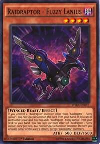 Raidraptor - Fuzzy Lanius - Wing Raiders YuGiOh trading card