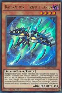 Raidraptor - Tribute Lanius - Wing Raiders YuGiOh trading card