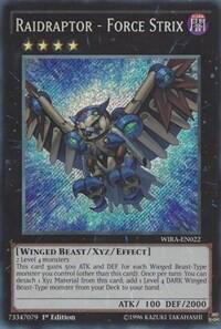 Raidraptor - Force Strix - Wing Raiders (WIRA) #WIRA-EN022 - Secret Rare YuGiOh Trading Card