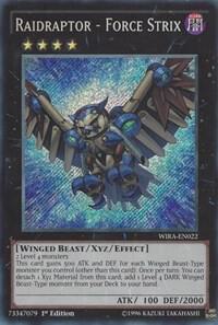 Raidraptor - Force Strix trading card from Wing Raiders Raidraptor - Force Strix - Wing Raiders YuGiOh trading card