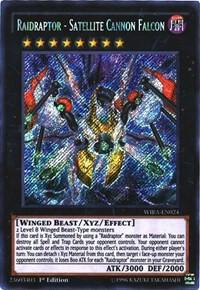 Raidraptor - Satellite Cannon Falcon - Wing Raiders YuGiOh trading card