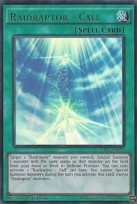 Raidraptor - Call - Wing Raiders (WIRA) #WIRA-EN025 - Ultra Rare YuGiOh Trading Card