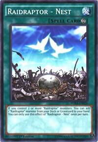 Raidraptor - Nest - Wing Raiders (WIRA) #WIRA-EN026 - Common / Short Print YuGiOh Trading Card