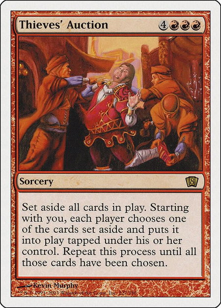 Thieves' Auction - 8th Edition Magic: The Gathering trading card