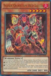 Super Quantum Red Layer trading card from Wing Raiders Super Quantum Red Layer - Wing Raiders YuGiOh trading card