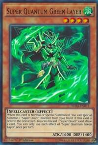 Super Quantum Green Layer trading card from Wing Raiders Super Quantum Green Layer - Wing Raiders YuGiOh trading card