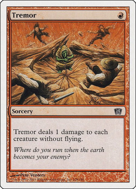 Tremor - 8th Edition Magic: The Gathering trading card