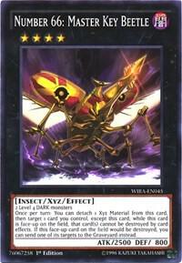 Number 66: Master Key Beetle - Wing Raiders YuGiOh trading card