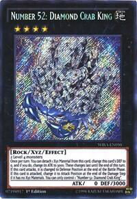 Number 52: Diamond Crab King - Wing Raiders (WIRA) #WIRA-EN050 - Secret Rare YuGiOh Trading Card