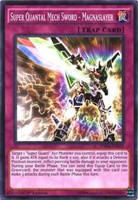 Super Quantal Mech Sword - Magnaslayer trading card from Wing Raiders Super Quantal Mech Sword - Magnaslayer - Wing Raiders YuGiOh trading card