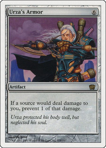 Urza's Armor - 8th Edition Magic: The Gathering trading card
