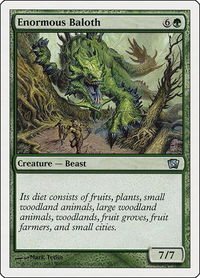 Enormous Baloth - 8th Edition (8ED) #S6 - Uncommon Magic: The Gathering Trading Card