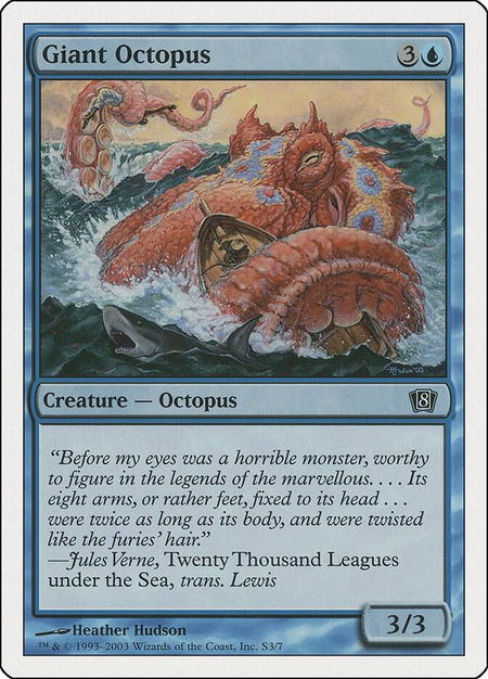Giant Octopus - 8th Edition Magic: The Gathering trading card