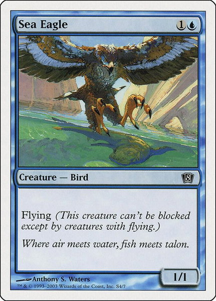 Sea Eagle - 8th Edition Magic: The Gathering trading card
