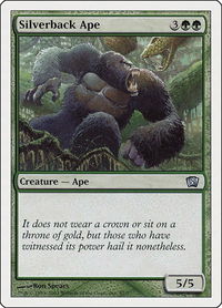 Silverback Ape - 8th Edition (8ED) #S7 - Uncommon Magic: The Gathering Trading Card