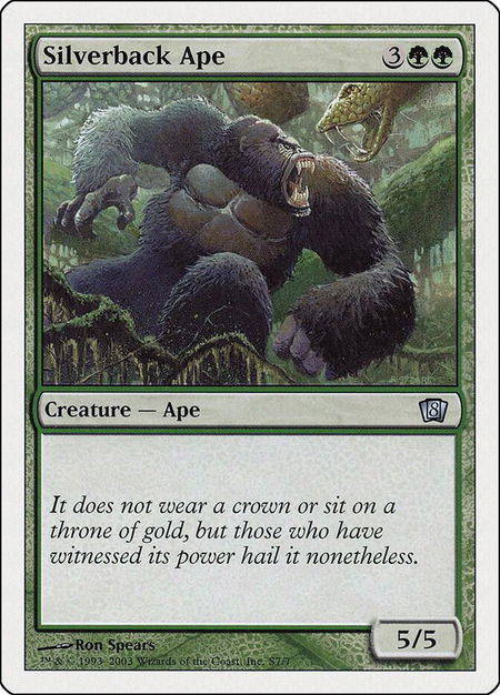 Silverback Ape - 8th Edition Magic: The Gathering trading card