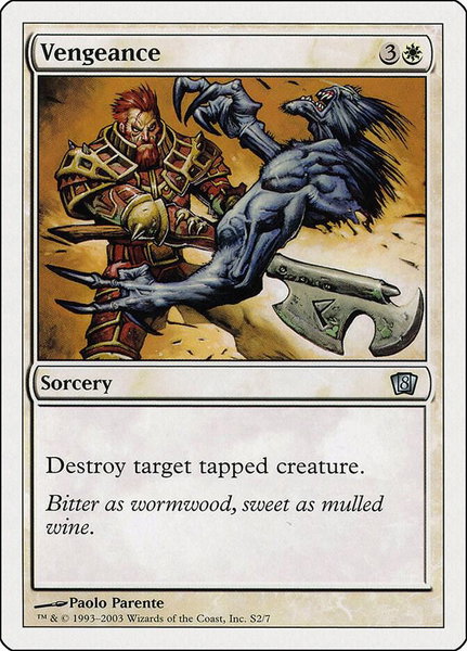 Vengeance - 8th Edition Magic: The Gathering trading card