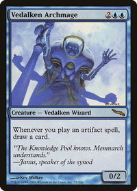 Vedalken Archmage - Mirrodin (MRD) #55 - Rare Magic: The Gathering Trading Card