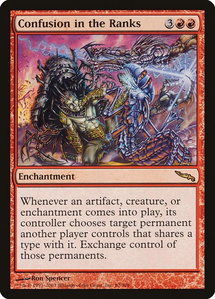 Confusion in the Ranks - Mirrodin (MRD) #87 - Rare Magic: The Gathering Trading Card