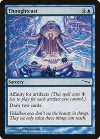 Thoughtcast - Mirrodin (MRD) #54 - Common Magic: The Gathering Trading Card