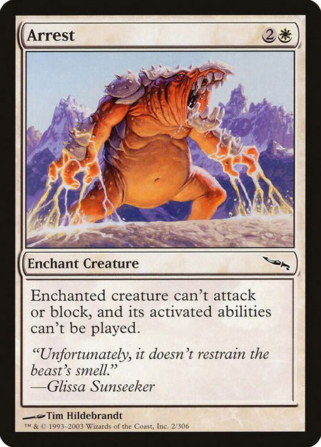 Arrest - Mirrodin Magic: The Gathering trading card