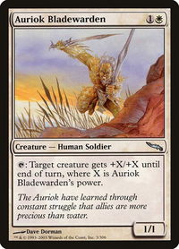 Auriok Bladewarden - Mirrodin (MRD) #3 - Uncommon Magic: The Gathering Trading Card