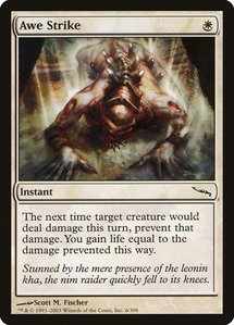 Awe Strike - Mirrodin (MRD) #6 - Common Magic: The Gathering Trading Card