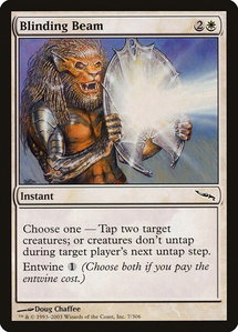 Blinding Beam - Mirrodin (MRD) #7 - Common Magic: The Gathering Trading Card