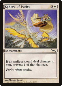 Sphere of Purity - Mirrodin (MRD) #26 - Common Magic: The Gathering Trading Card