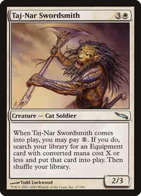 Taj-Nar Swordsmith - Mirrodin (MRD) #27 - Uncommon Magic: The Gathering Trading Card