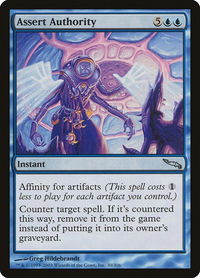 Assert Authority - Mirrodin (MRD) #30 - Uncommon Magic: The Gathering Trading Card