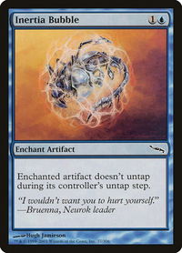 Inertia Bubble - Mirrodin (MRD) #37 - Common Magic: The Gathering Trading Card