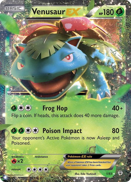 Venusaur EX - Generations Pokémon trading card