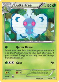 Butterfree - Generations (GEN) #5/83 - Holo Rare Pokémon Trading Card