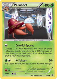 Parasect - Generations (GEN) #7/83 - Rare Pokémon Trading Card