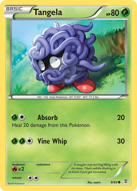 Tangela - Generations Pokémon trading card