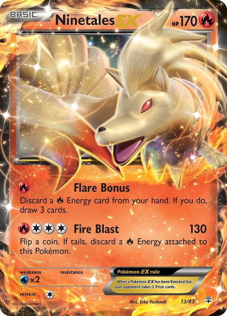 Ninetales EX - Generations Pokémon trading card