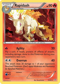 Rapidash - Generations (GEN) #15/83 - Rare Pokémon Trading Card