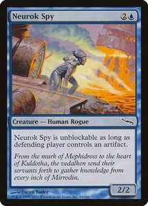 Neurok Spy - Mirrodin (MRD) #44 - Common Magic: The Gathering Trading Card