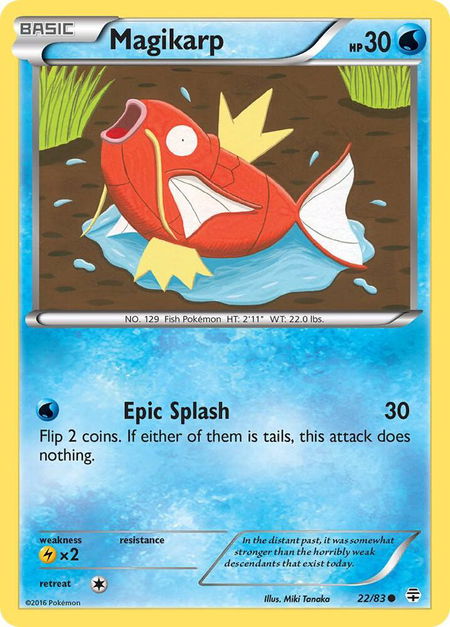 Magikarp - Generations Pokémon trading card