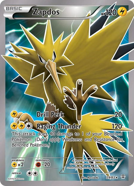 Zapdos - Generations Pokémon trading card