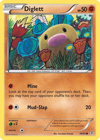 Diglett - Generations (GEN) #38/83 - Common Pokémon Trading Card