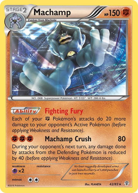 Machamp - Generations Pokémon trading card
