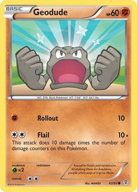 Geodude - Generations (GEN) #43/83 - Common Pokémon Trading Card