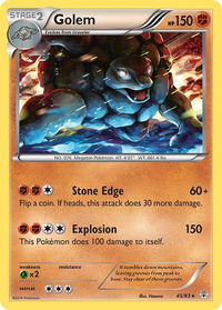 Golem - Generations (GEN) #45/83 - Holo Rare Pokémon Trading Card