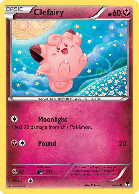 Clefairy - Generations Pokémon trading card