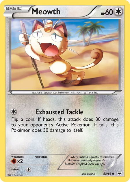 Meowth - Generations Pokémon trading card