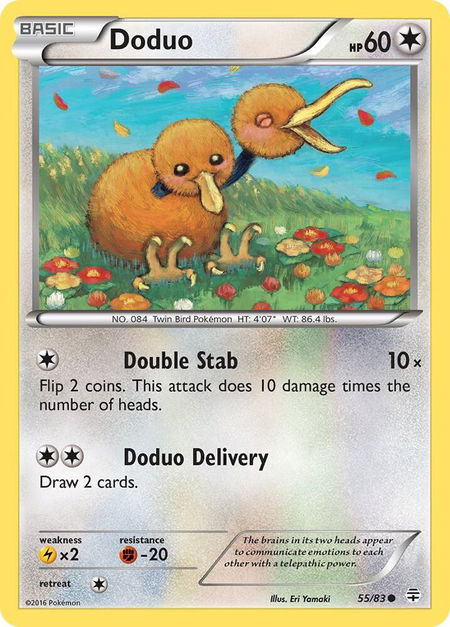 Doduo - Generations Pokémon trading card